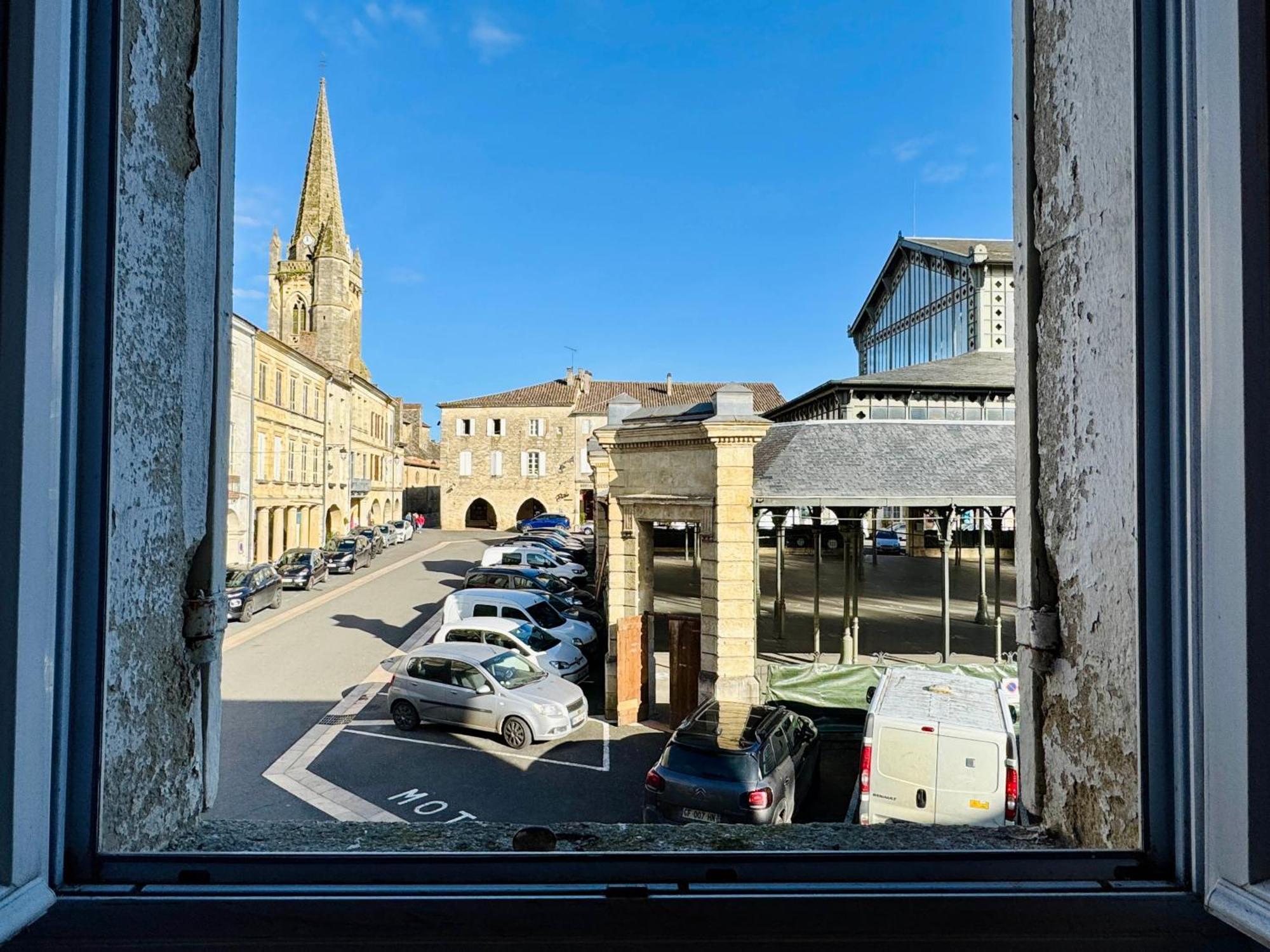 Maison De Ville Au Coeur D'Une Bastide Historique Monségur Exteriör bild